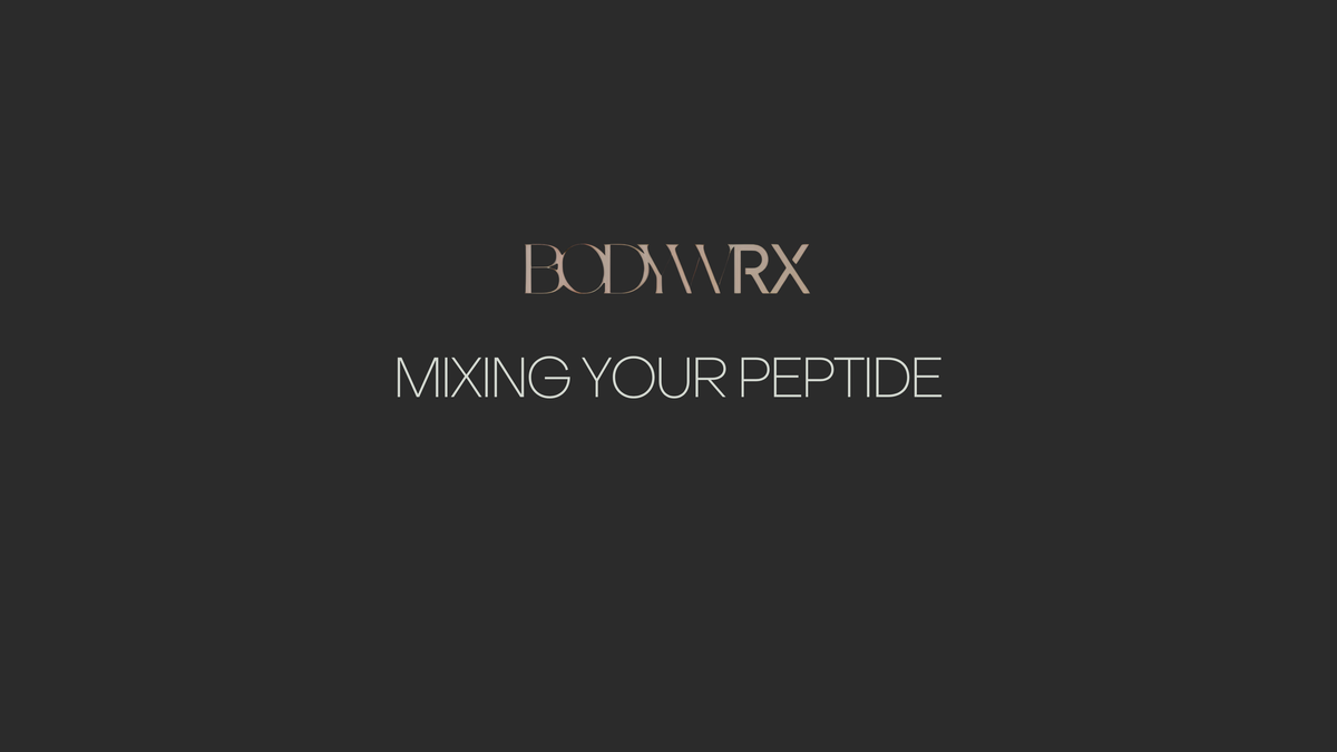 Load video: Mixing Your Peptides